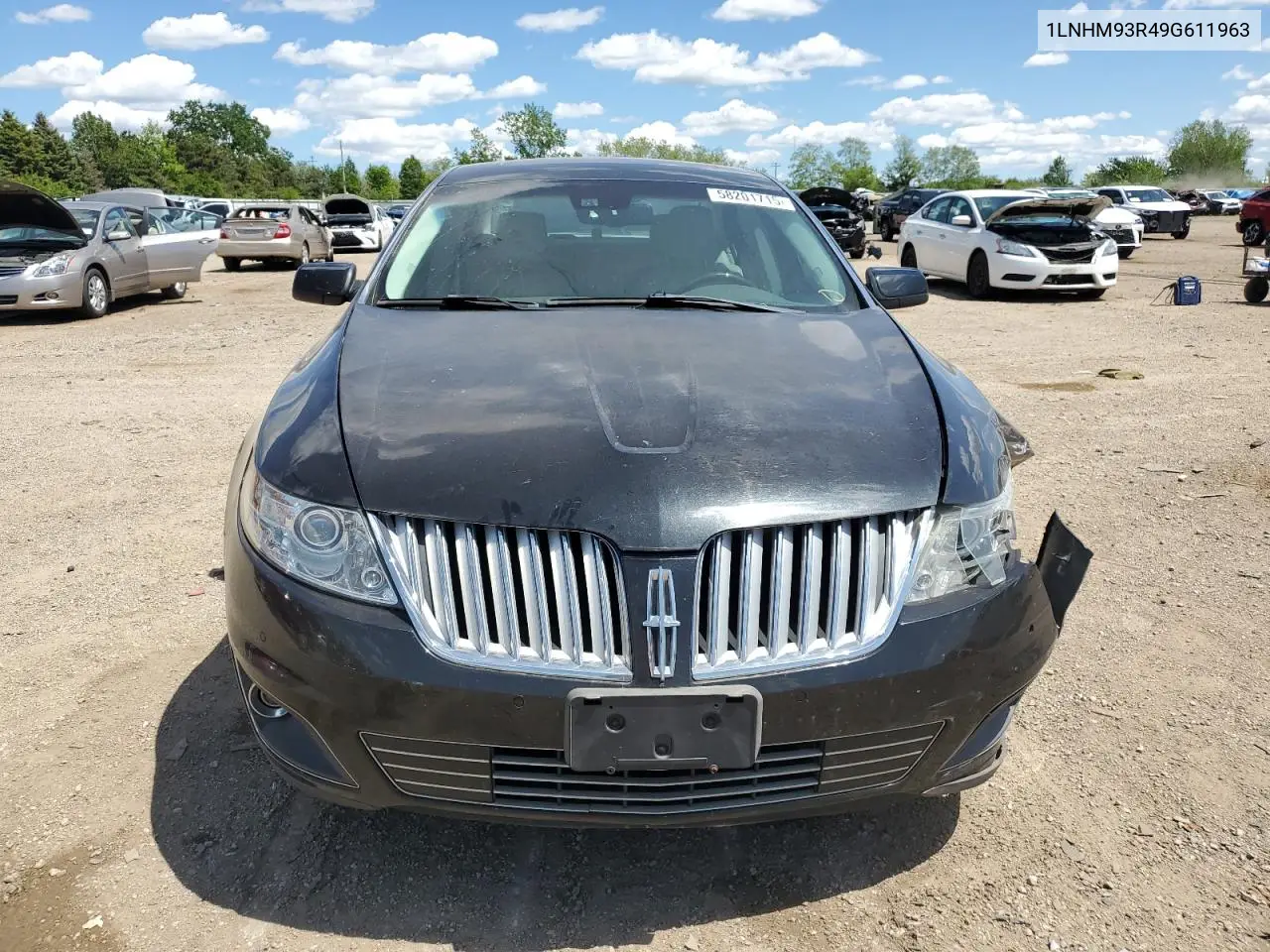 2009 Lincoln Mks VIN: 1LNHM93R49G611963 Lot: 58201715