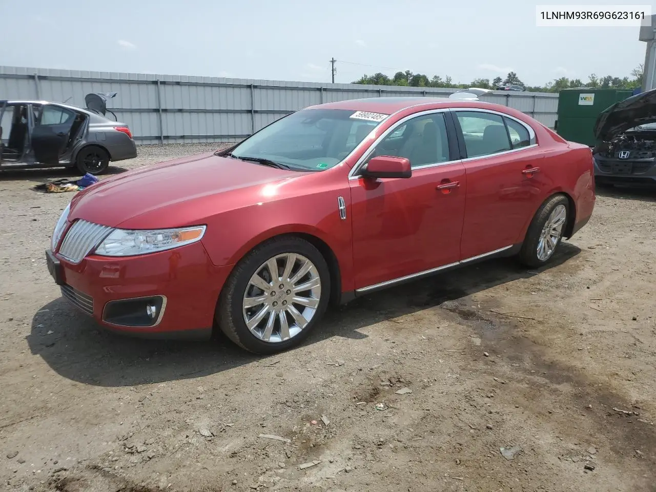 2009 Lincoln Mks VIN: 1LNHM93R69G623161 Lot: 59902485