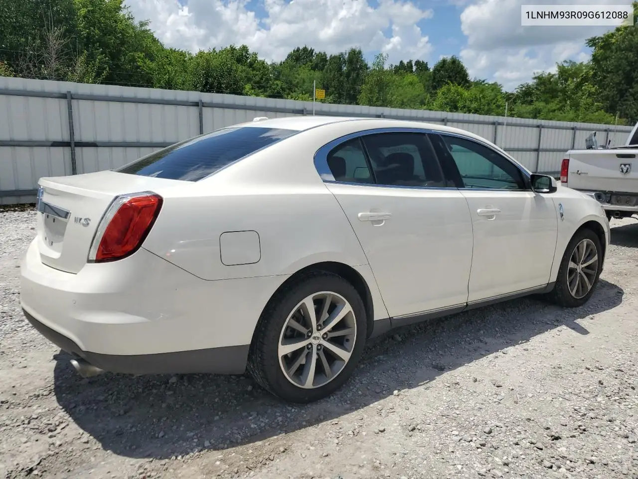2009 Lincoln Mks VIN: 1LNHM93R09G612088 Lot: 61557815