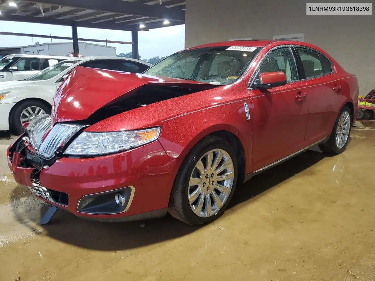 2009 Lincoln Mks VIN: 1LNHM93R19G618398 Lot: 61670115