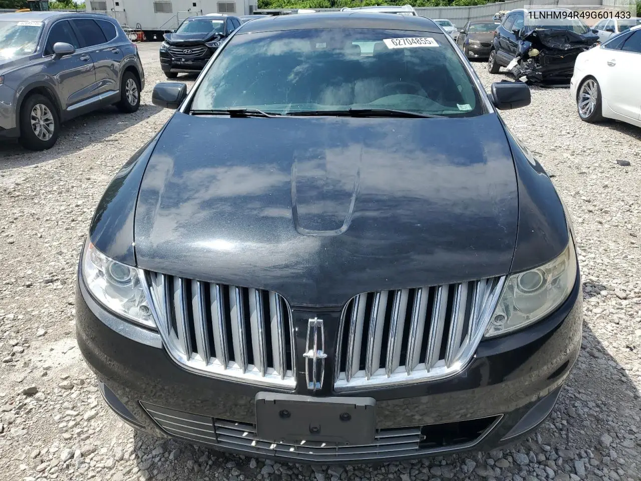 2009 Lincoln Mks VIN: 1LNHM94R49G601433 Lot: 62704855