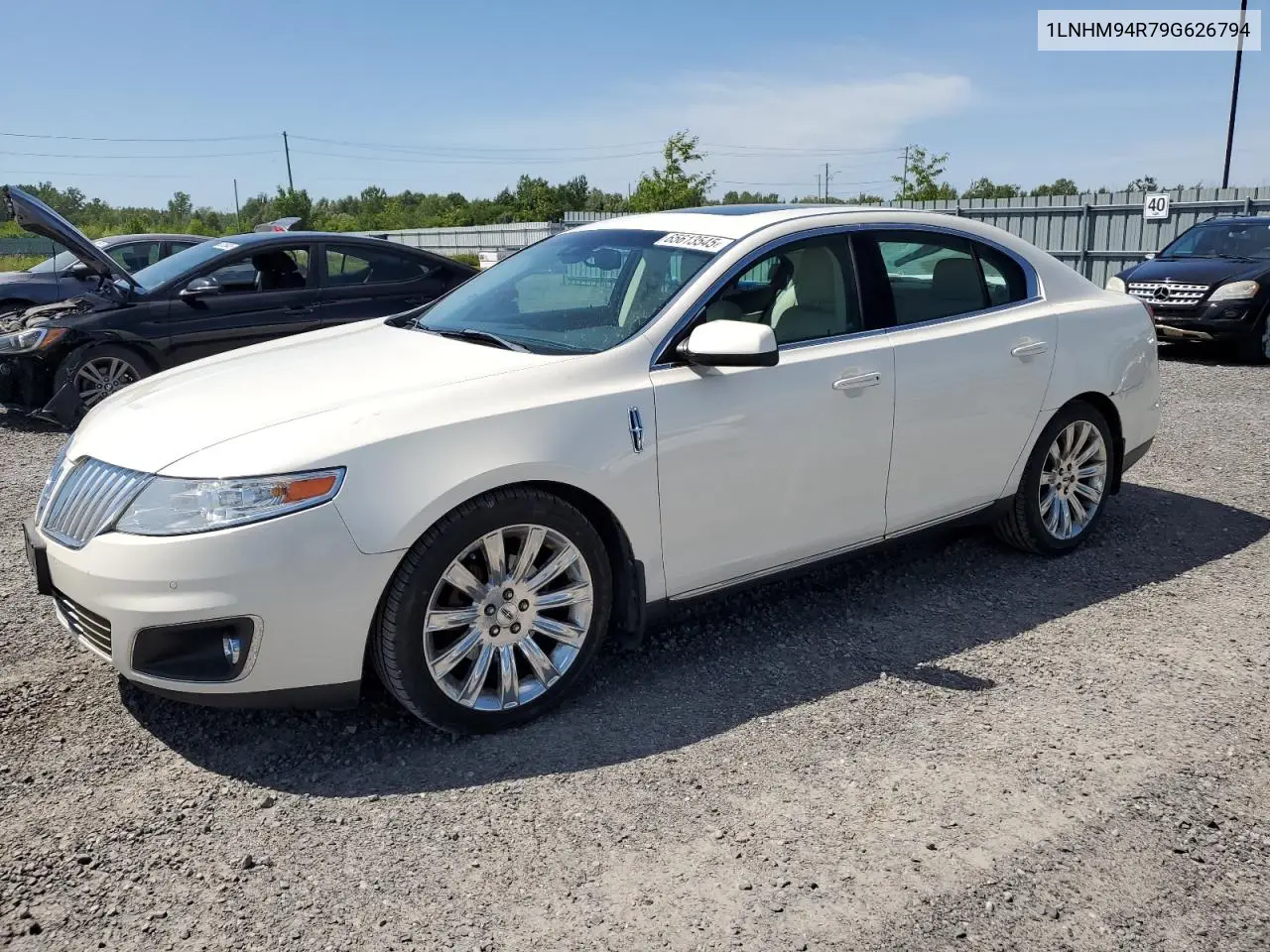 2009 Lincoln Mks VIN: 1LNHM94R79G626794 Lot: 65613545