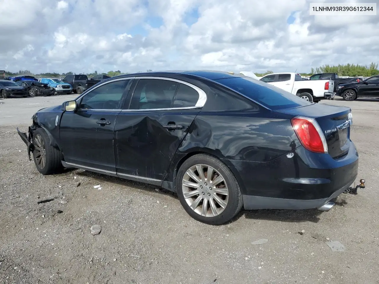 2009 Lincoln Mks VIN: 1LNHM93R39G612344 Lot: 85251714