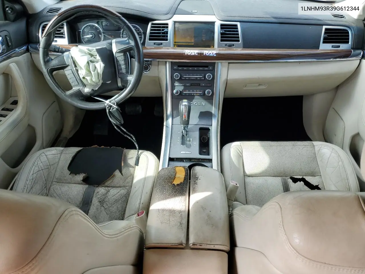 2009 Lincoln Mks VIN: 1LNHM93R39G612344 Lot: 85251714