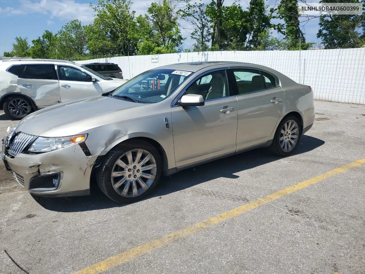 2010 Lincoln Mks VIN: 1LNHL9DR4AG600399 Lot: 54786215