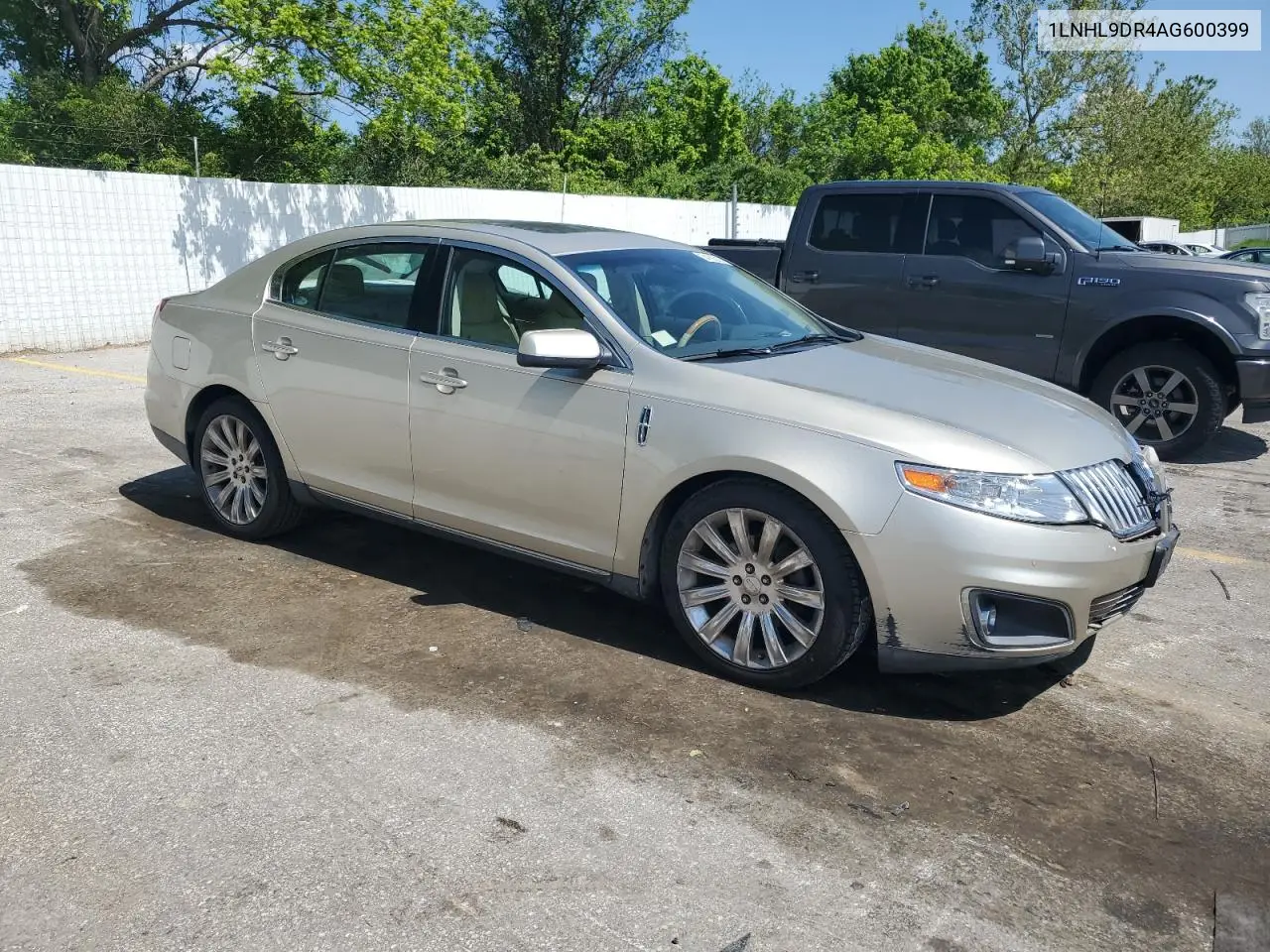 2010 Lincoln Mks VIN: 1LNHL9DR4AG600399 Lot: 54786215
