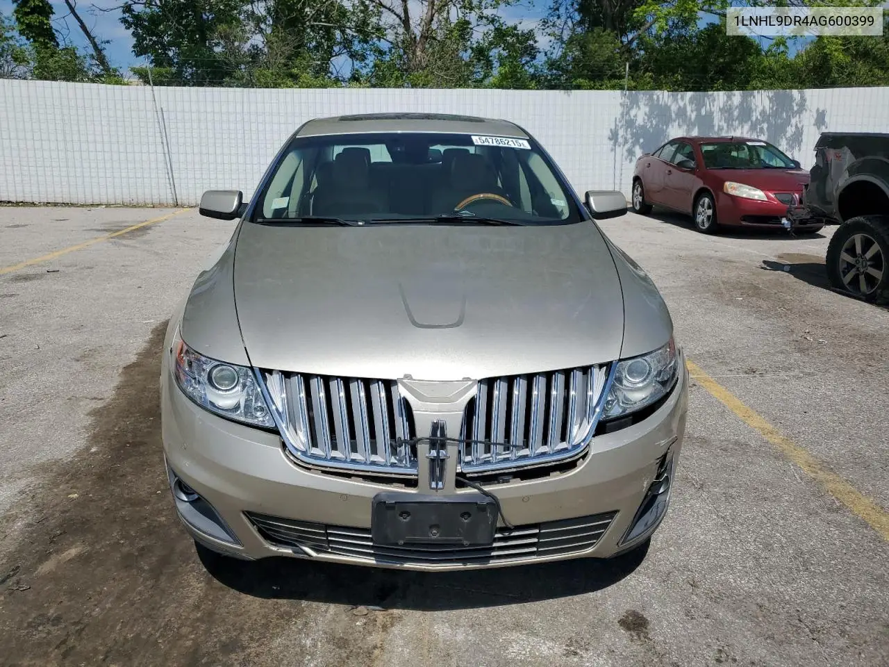 2010 Lincoln Mks VIN: 1LNHL9DR4AG600399 Lot: 54786215