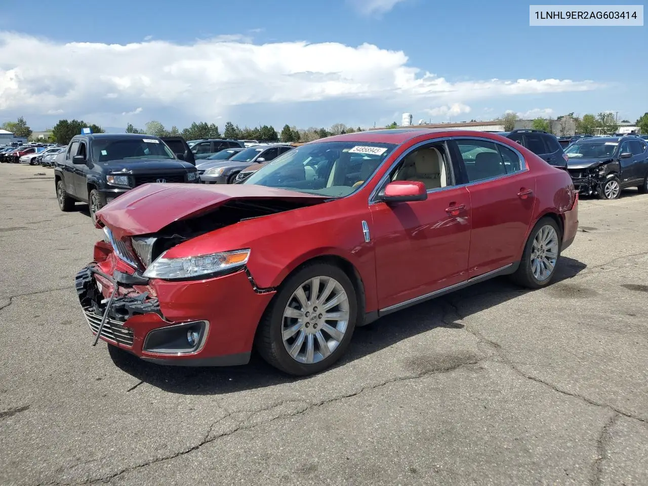 2010 Lincoln Mks VIN: 1LNHL9ER2AG603414 Lot: 54858945