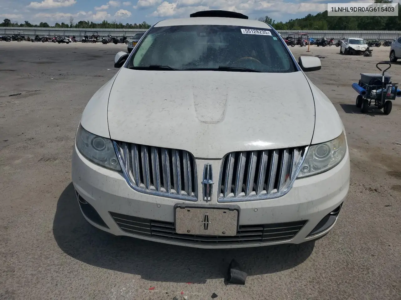 2010 Lincoln Mks VIN: 1LNHL9DR0AG615403 Lot: 55128235