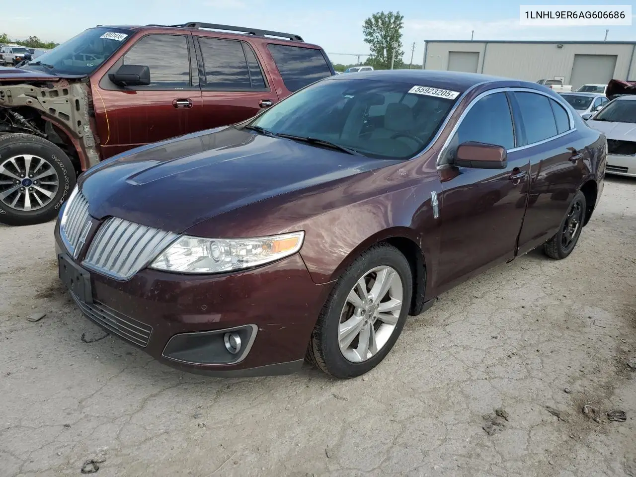 2010 Lincoln Mks VIN: 1LNHL9ER6AG606686 Lot: 55923205