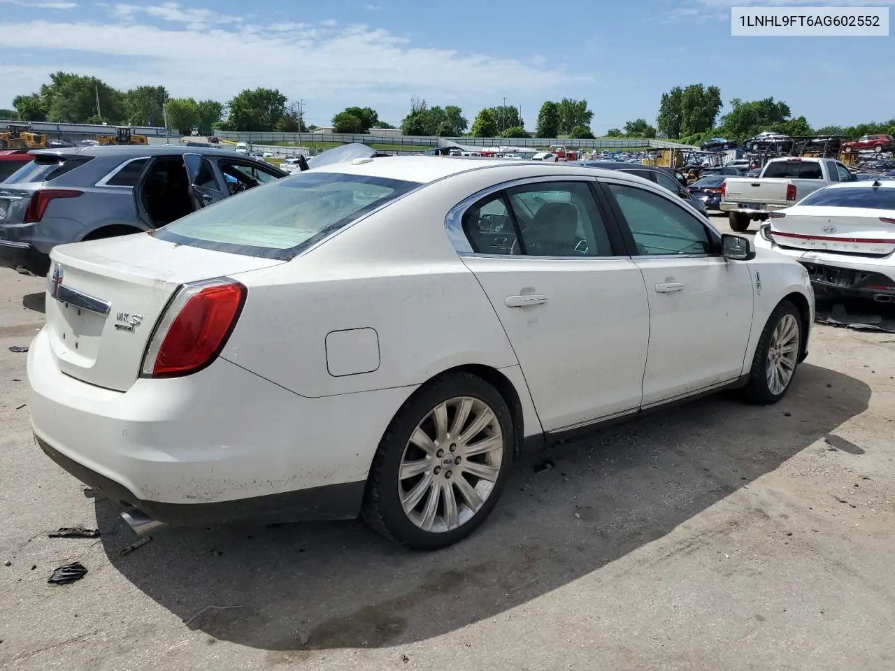 2010 Lincoln Mks VIN: 1LNHL9FT6AG602552 Lot: 61408265