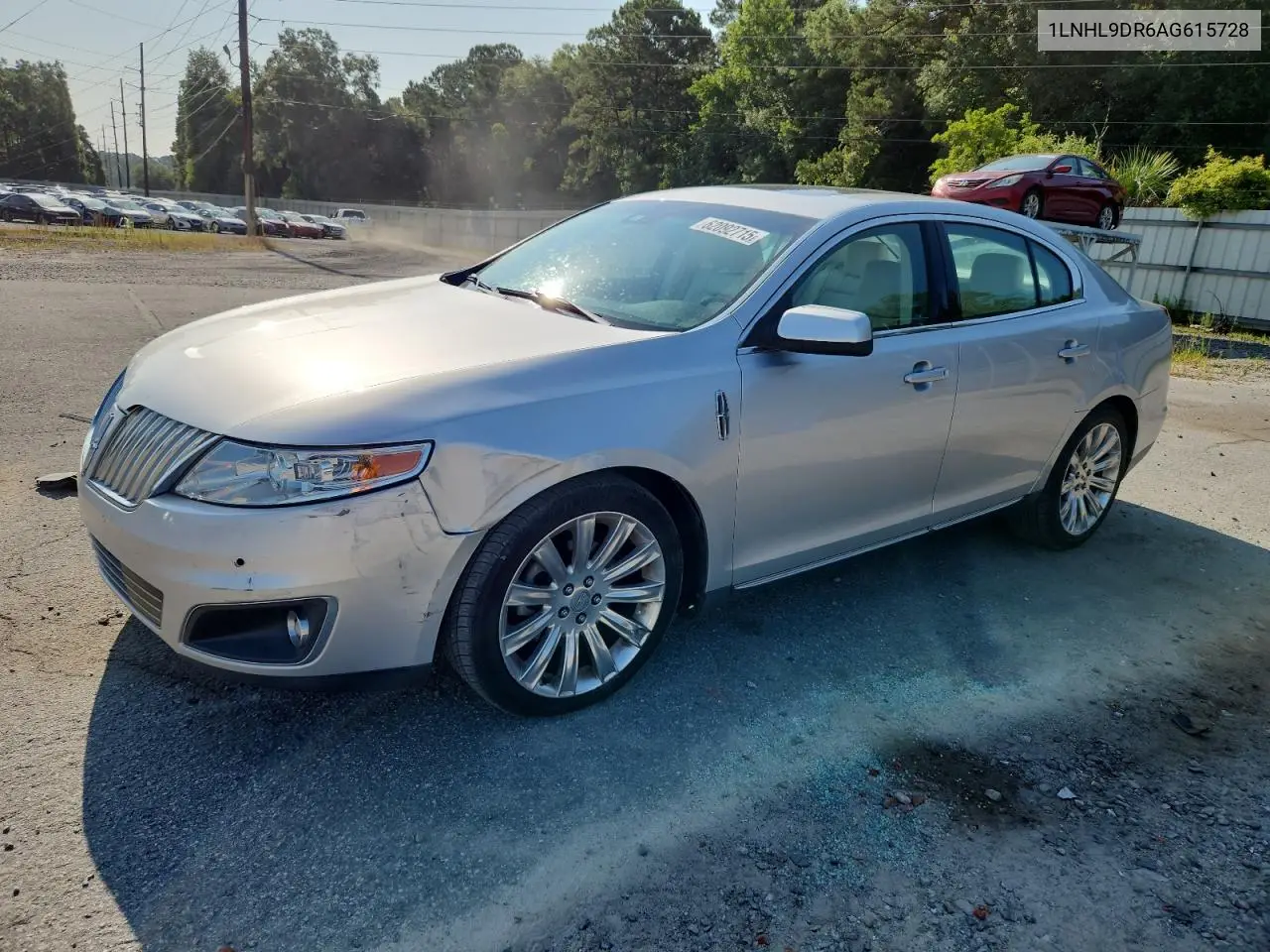 2010 Lincoln Mks VIN: 1LNHL9DR6AG615728 Lot: 62092715