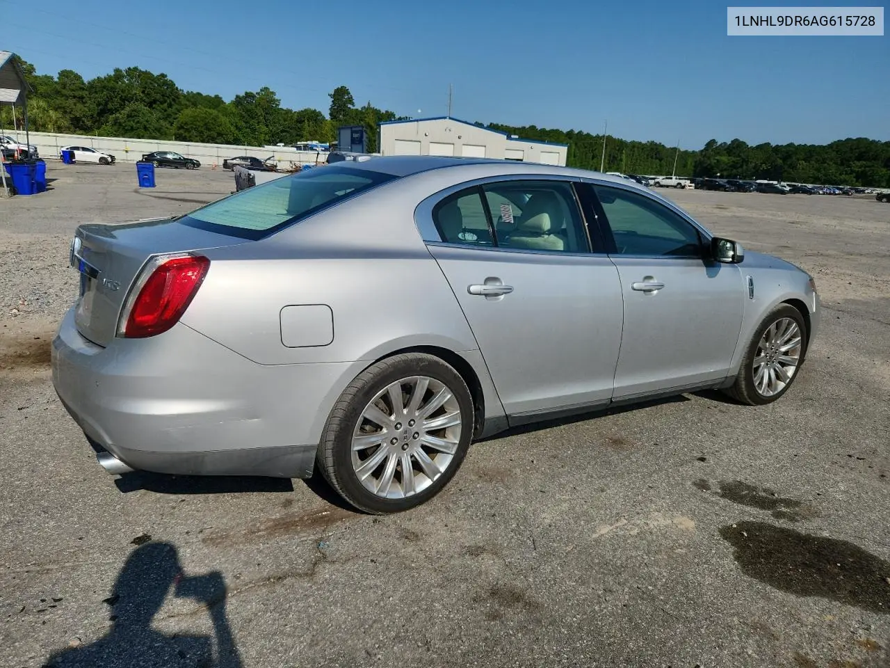2010 Lincoln Mks VIN: 1LNHL9DR6AG615728 Lot: 62092715