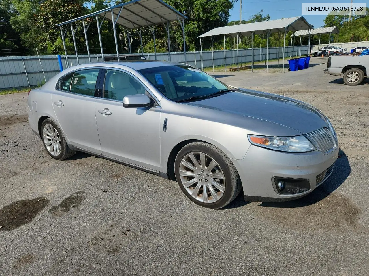 2010 Lincoln Mks VIN: 1LNHL9DR6AG615728 Lot: 62092715