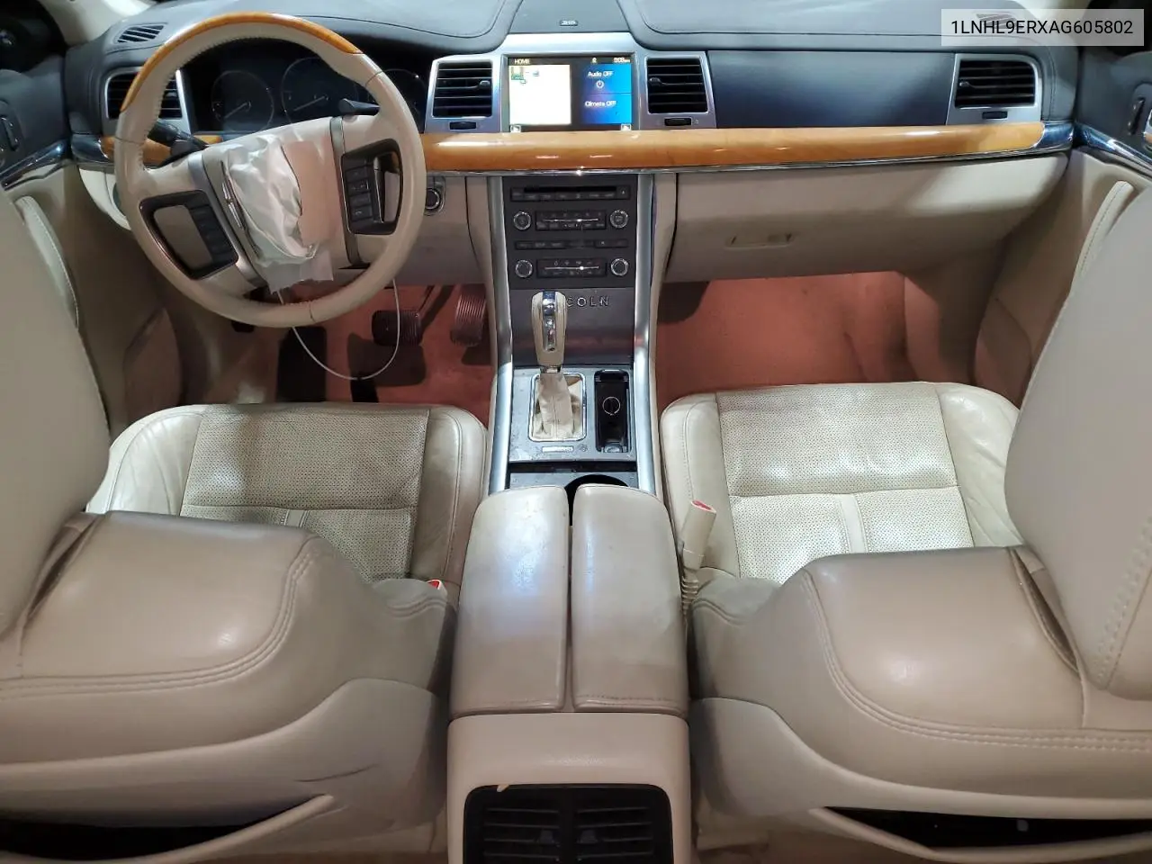 2010 Lincoln Mks VIN: 1LNHL9ERXAG605802 Lot: 62292215