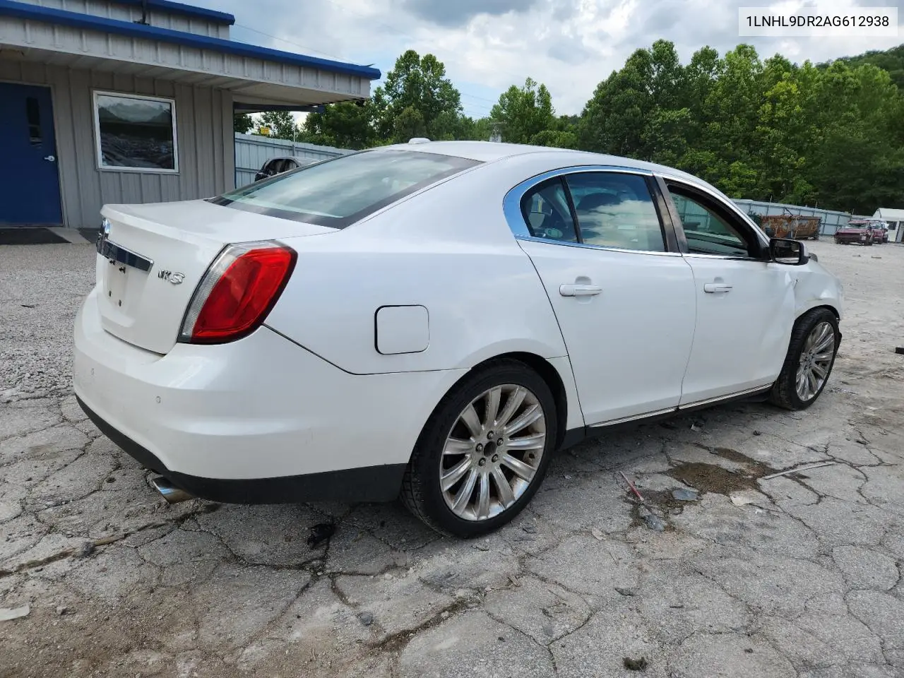 2010 Lincoln Mks VIN: 1LNHL9DR2AG612938 Lot: 62476395