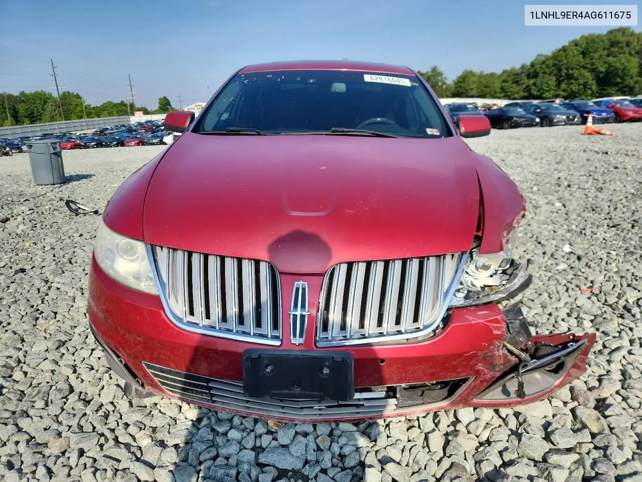 2010 Lincoln Mks VIN: 1LNHL9ER4AG611675 Lot: 62816045