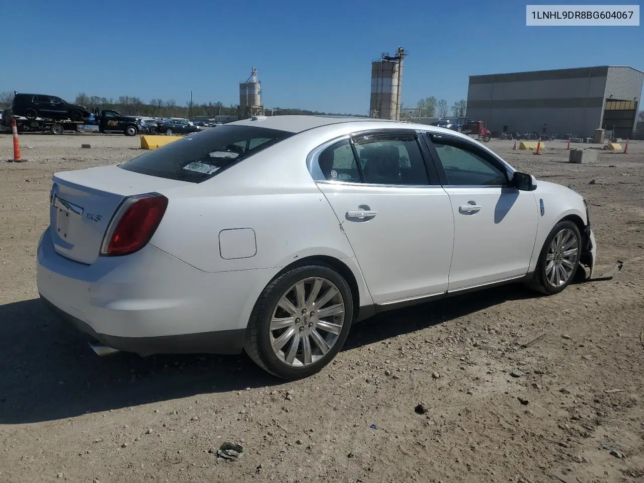 2011 Lincoln Mks VIN: 1LNHL9DR8BG604067 Lot: 52038645