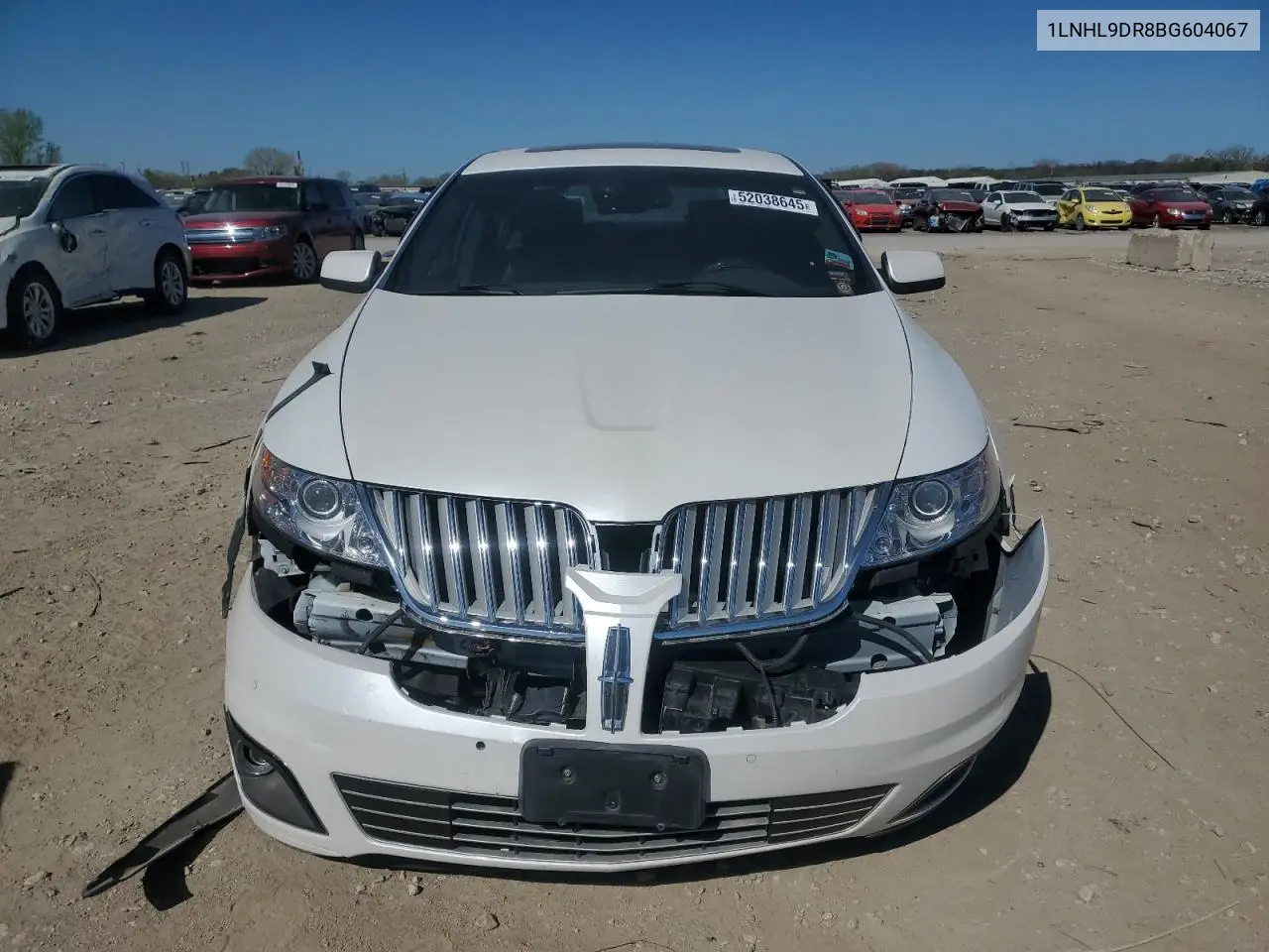 2011 Lincoln Mks VIN: 1LNHL9DR8BG604067 Lot: 52038645