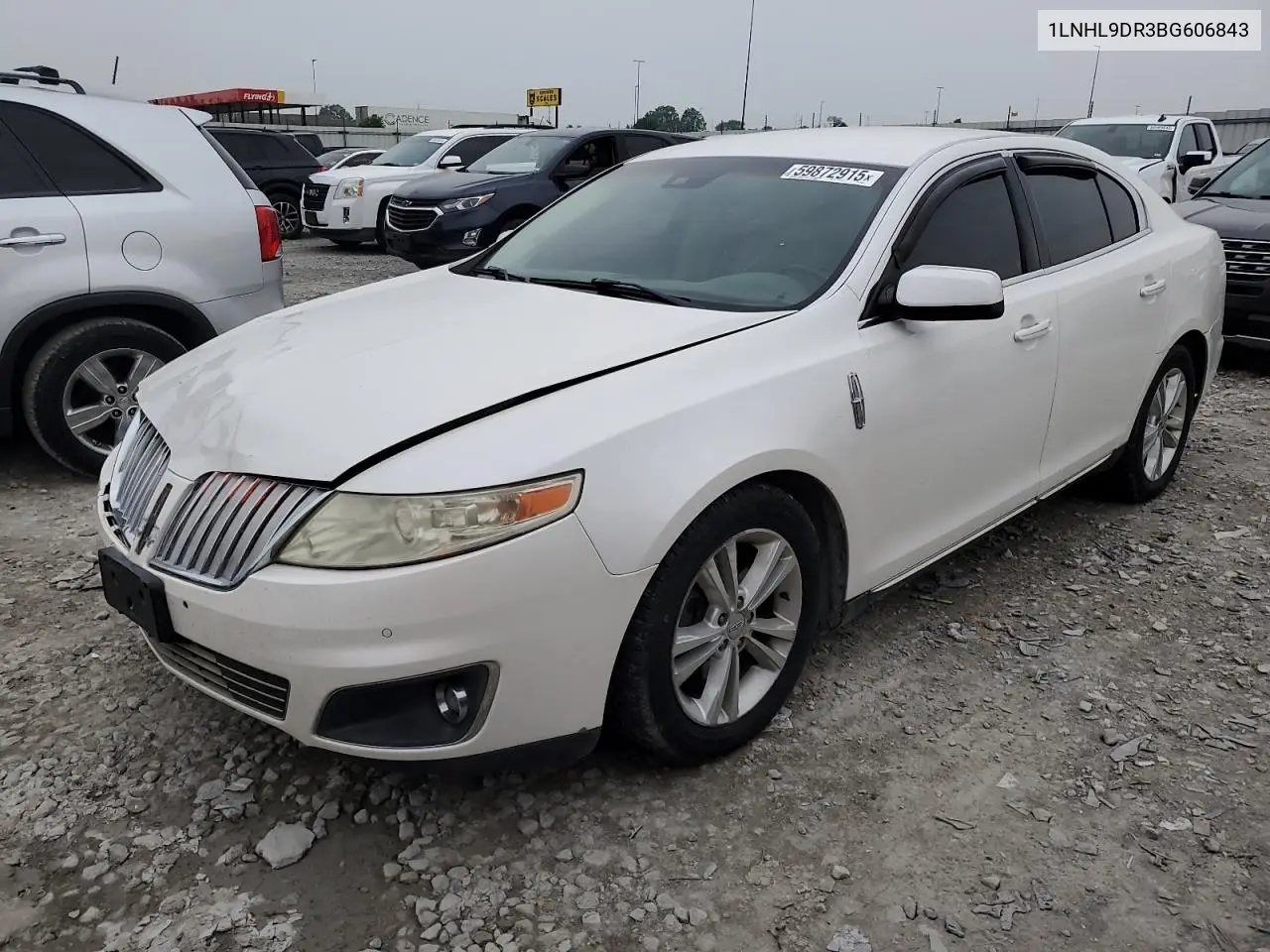 2011 Lincoln Mks VIN: 1LNHL9DR3BG606843 Lot: 59872915