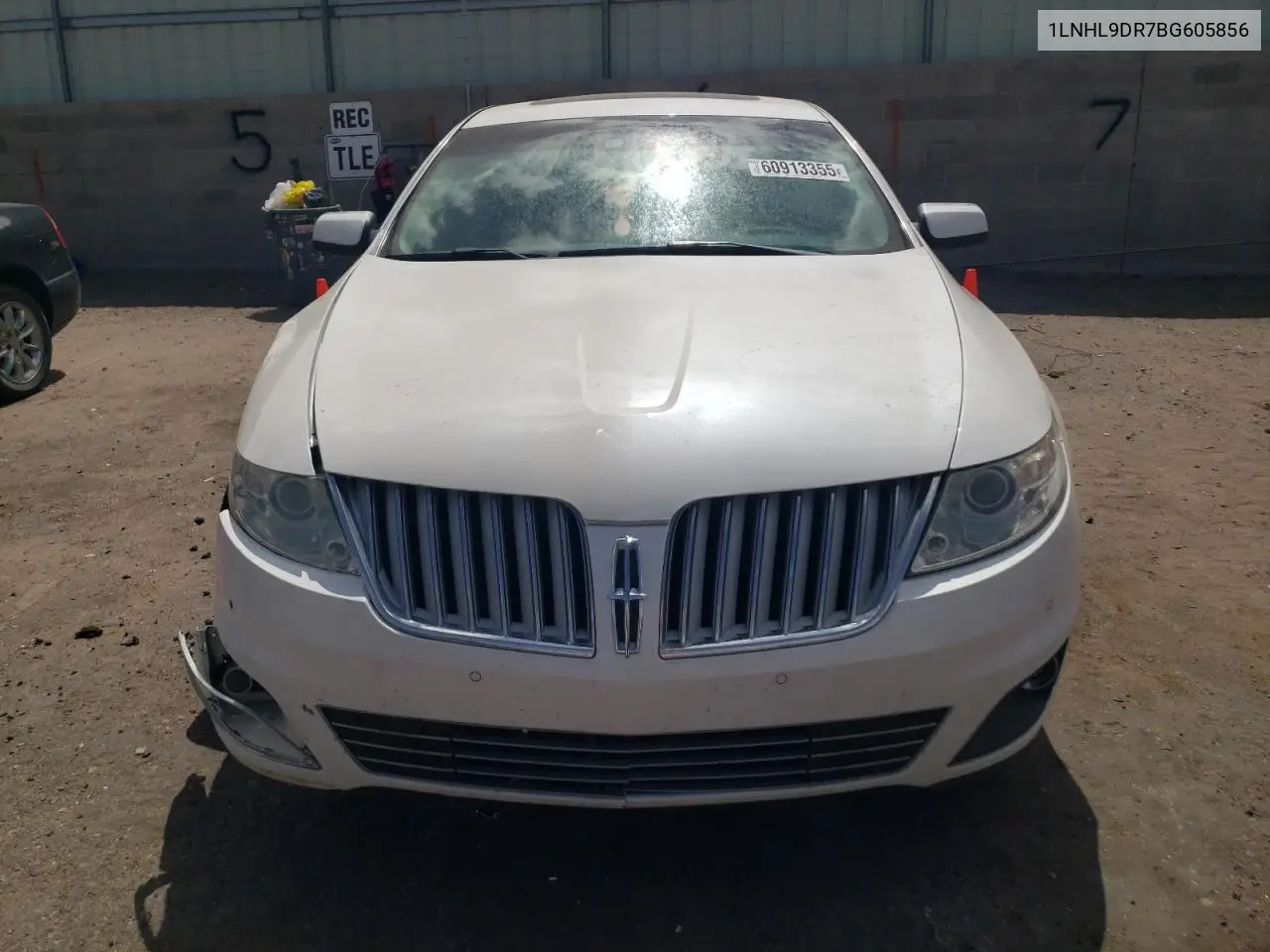 2011 Lincoln Mks VIN: 1LNHL9DR7BG605856 Lot: 60913355