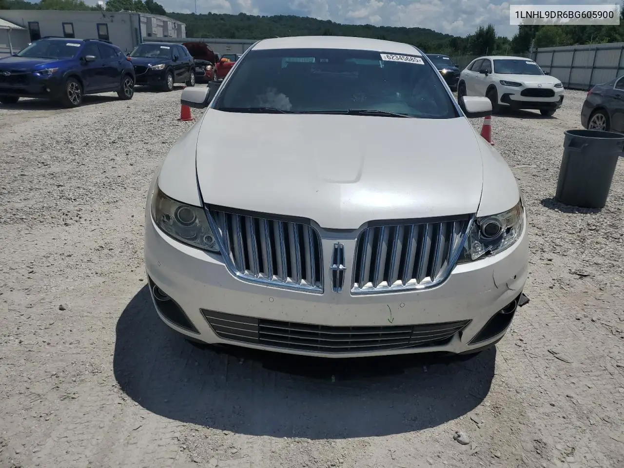 2011 Lincoln Mks VIN: 1LNHL9DR6BG605900 Lot: 62345685