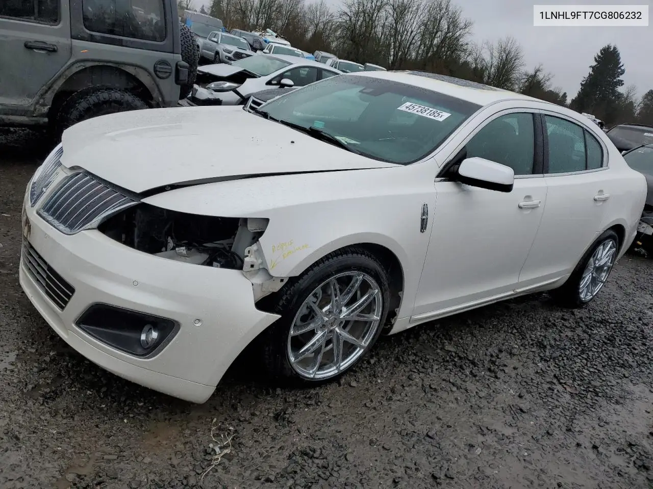 2012 Lincoln Mks VIN: 1LNHL9FT7CG806232 Lot: 45738185