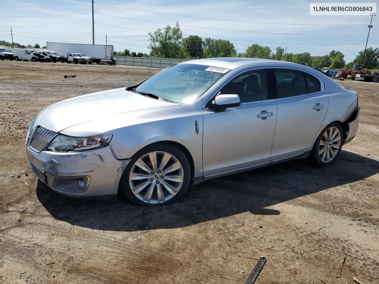 2012 Lincoln Mks VIN: 1LNHL9ER6CG806843 Lot: 65270035