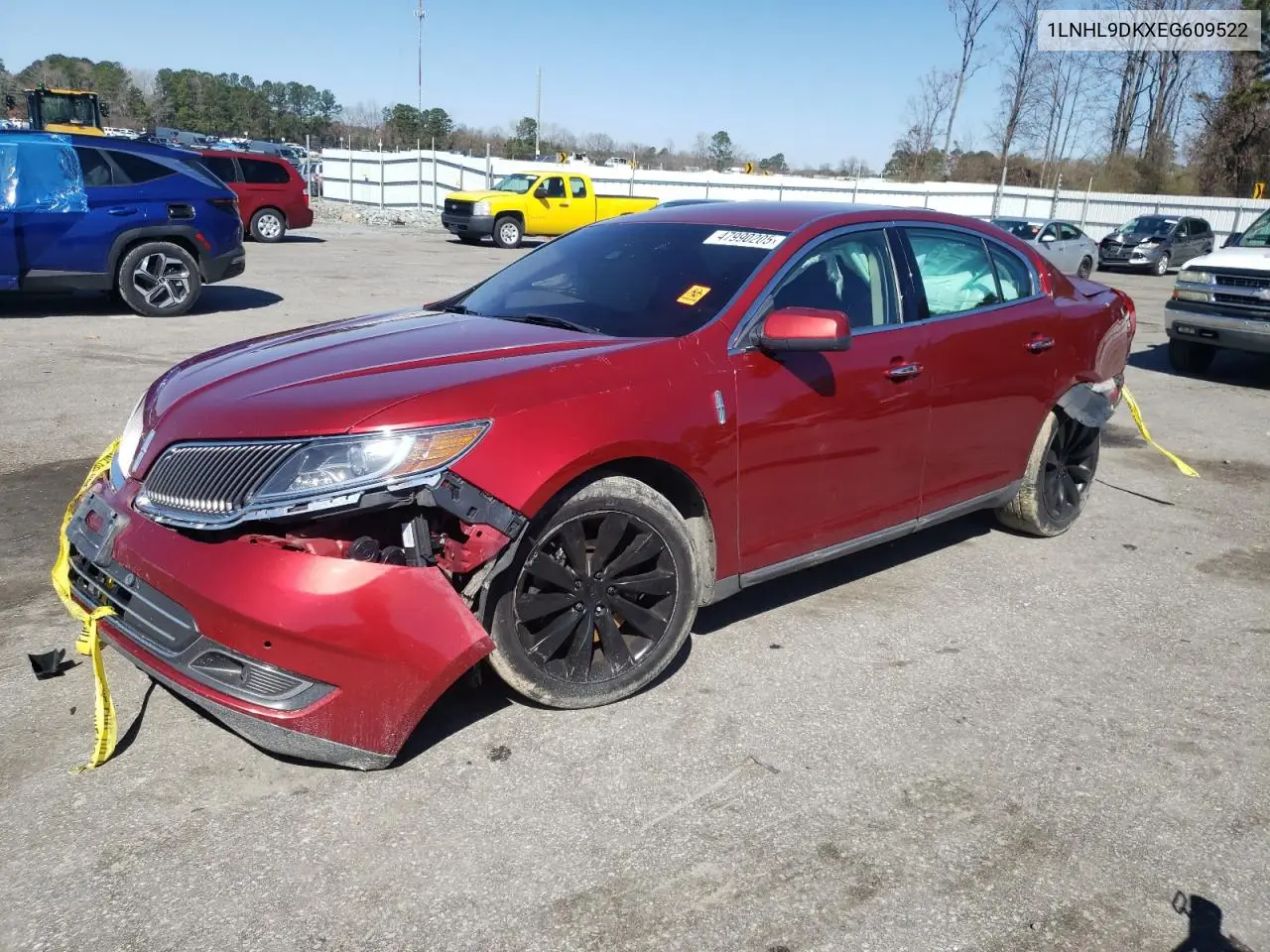 2014 Lincoln Mks VIN: 1LNHL9DKXEG609522 Lot: 47990205