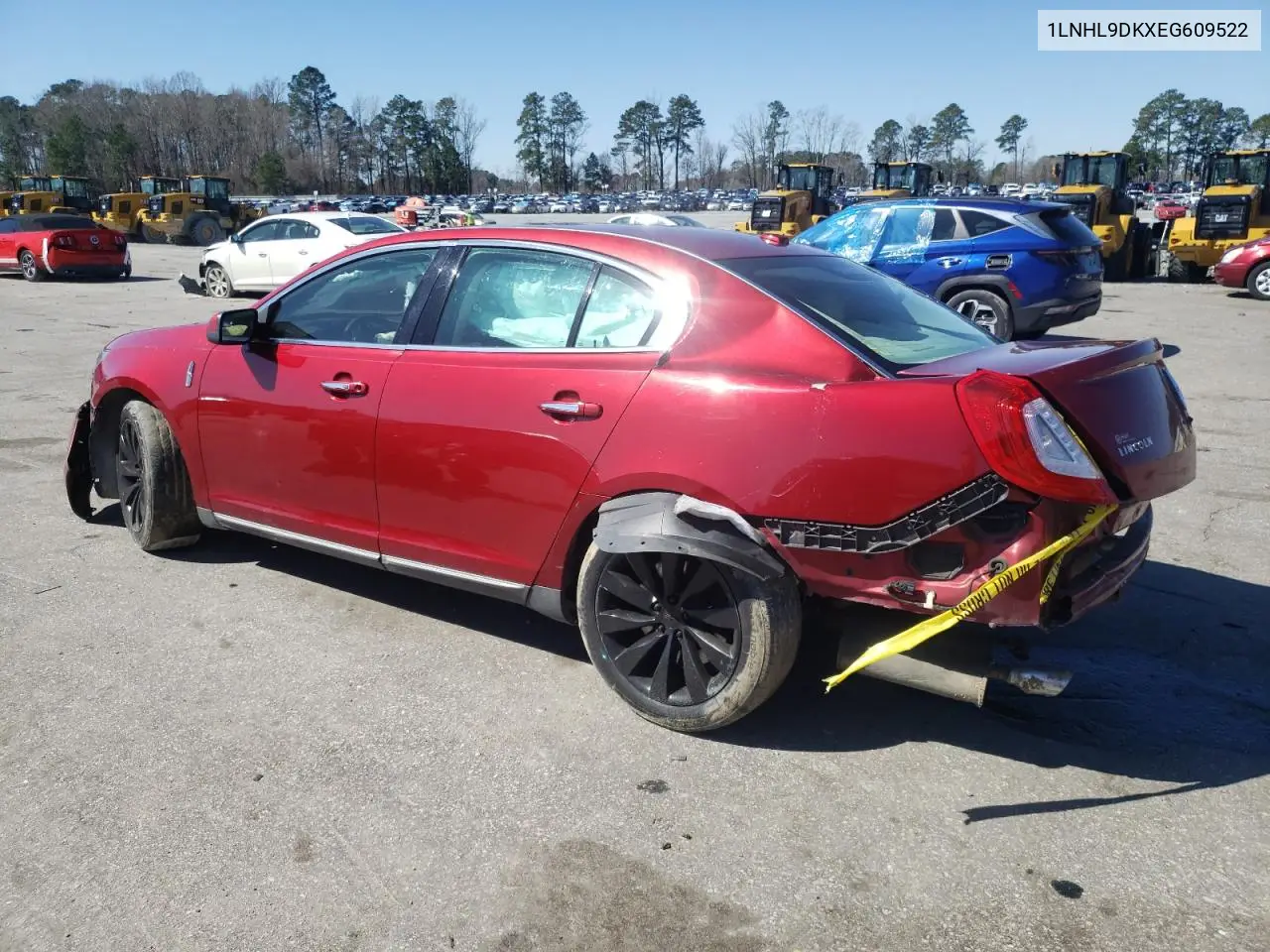 2014 Lincoln Mks VIN: 1LNHL9DKXEG609522 Lot: 47990205