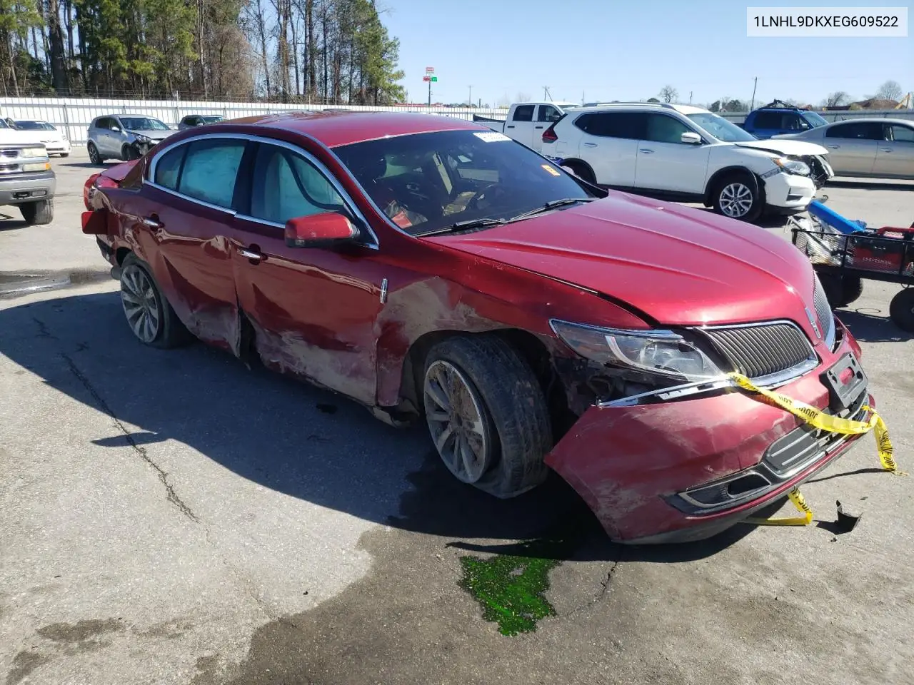 2014 Lincoln Mks VIN: 1LNHL9DKXEG609522 Lot: 47990205