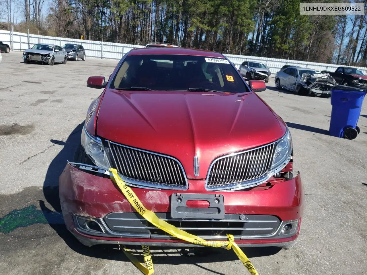 2014 Lincoln Mks VIN: 1LNHL9DKXEG609522 Lot: 47990205