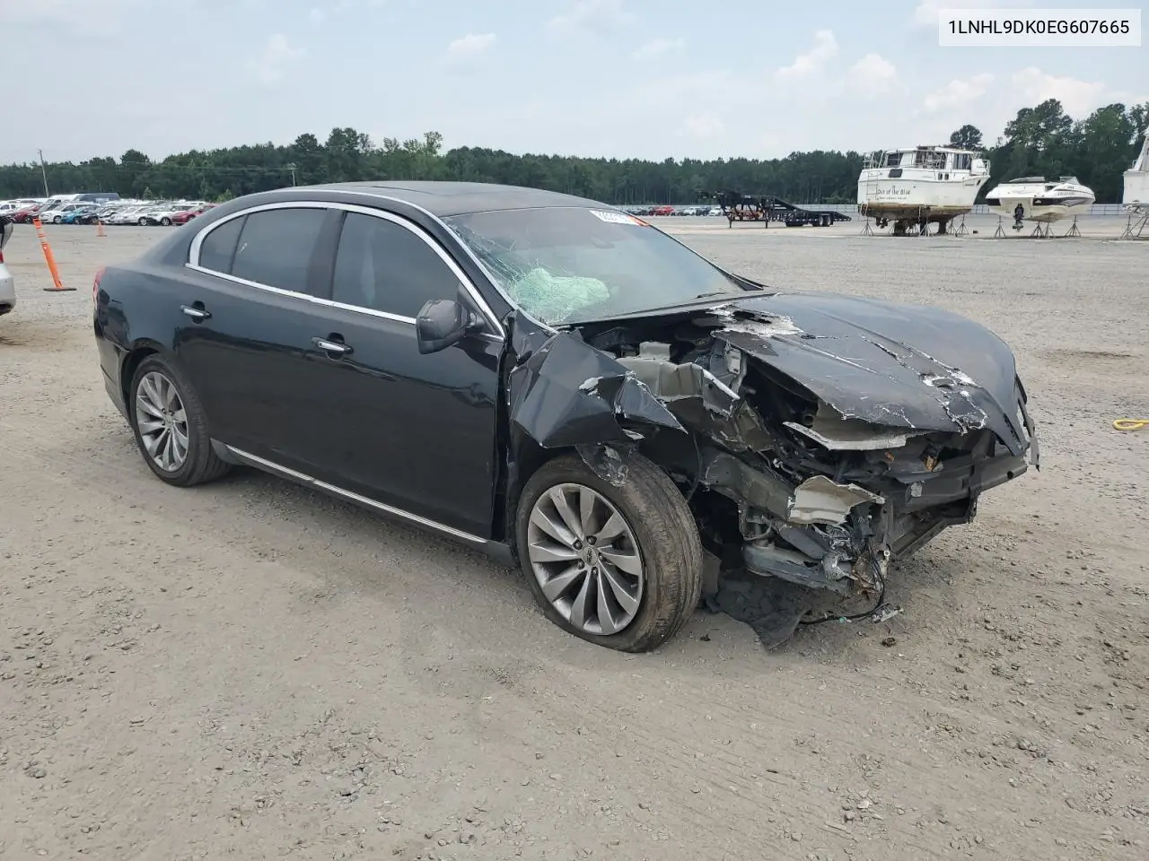 2014 Lincoln Mks VIN: 1LNHL9DK0EG607665 Lot: 62331105