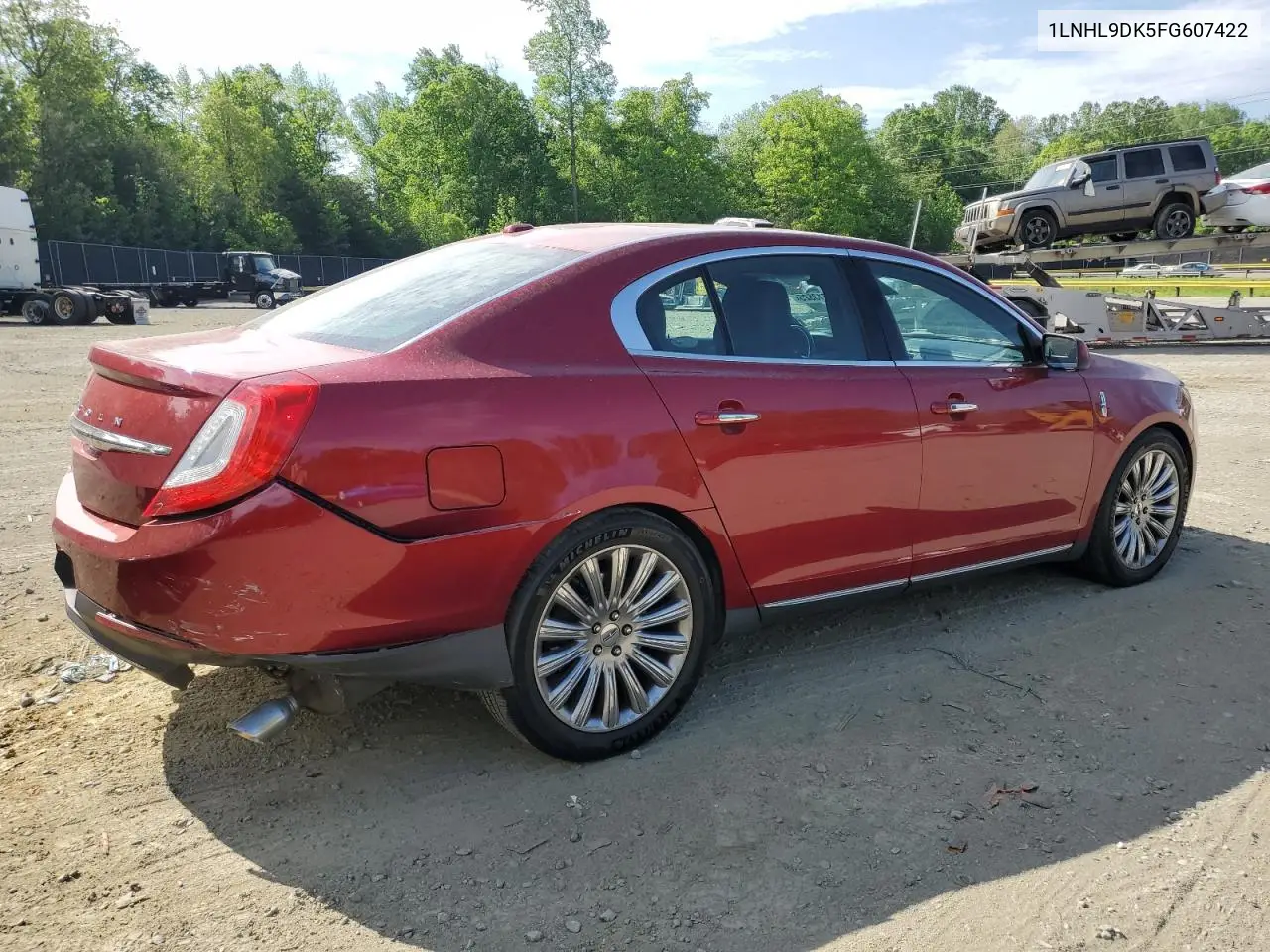 2015 Lincoln Mks VIN: 1LNHL9DK5FG607422 Lot: 55613525
