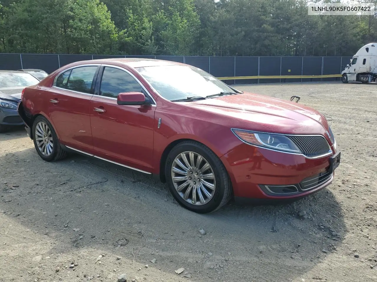 2015 Lincoln Mks VIN: 1LNHL9DK5FG607422 Lot: 55613525