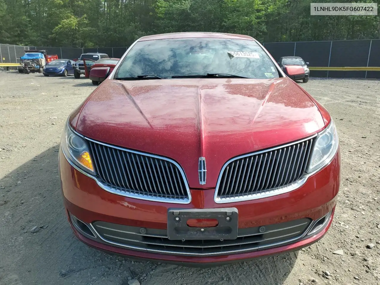 2015 Lincoln Mks VIN: 1LNHL9DK5FG607422 Lot: 55613525