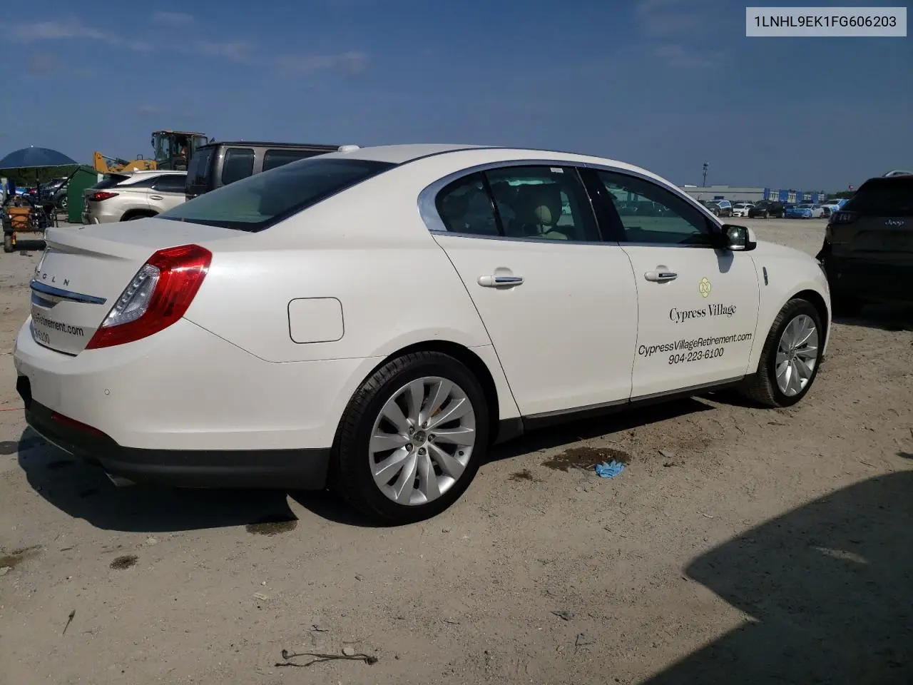 2015 Lincoln Mks VIN: 1LNHL9EK1FG606203 Lot: 56477905