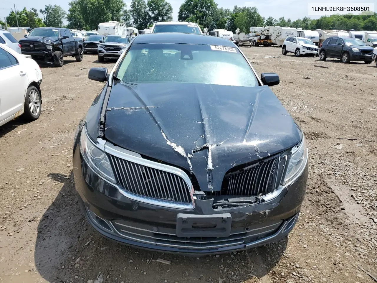 2015 Lincoln Mks VIN: 1LNHL9EK8FG608501 Lot: 62676905