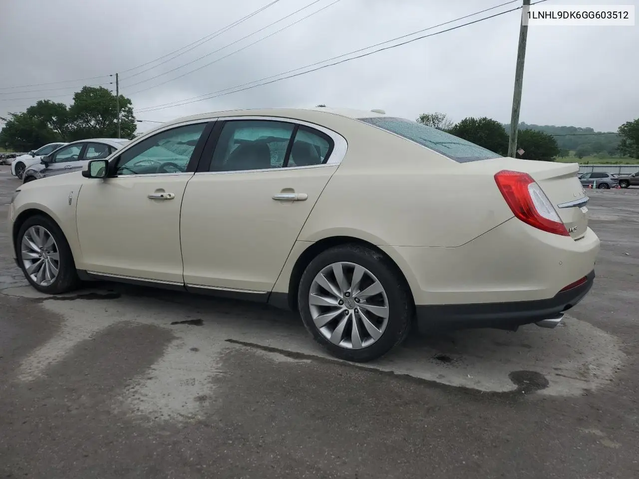 2016 Lincoln Mks VIN: 1LNHL9DK6GG603512 Lot: 56547765