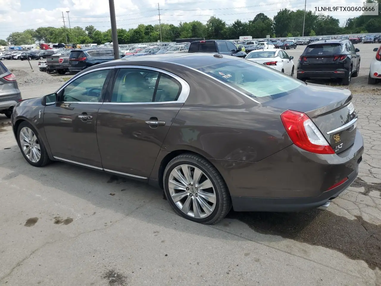 2016 Lincoln Mks VIN: 1LNHL9FTXGG600666 Lot: 63055045