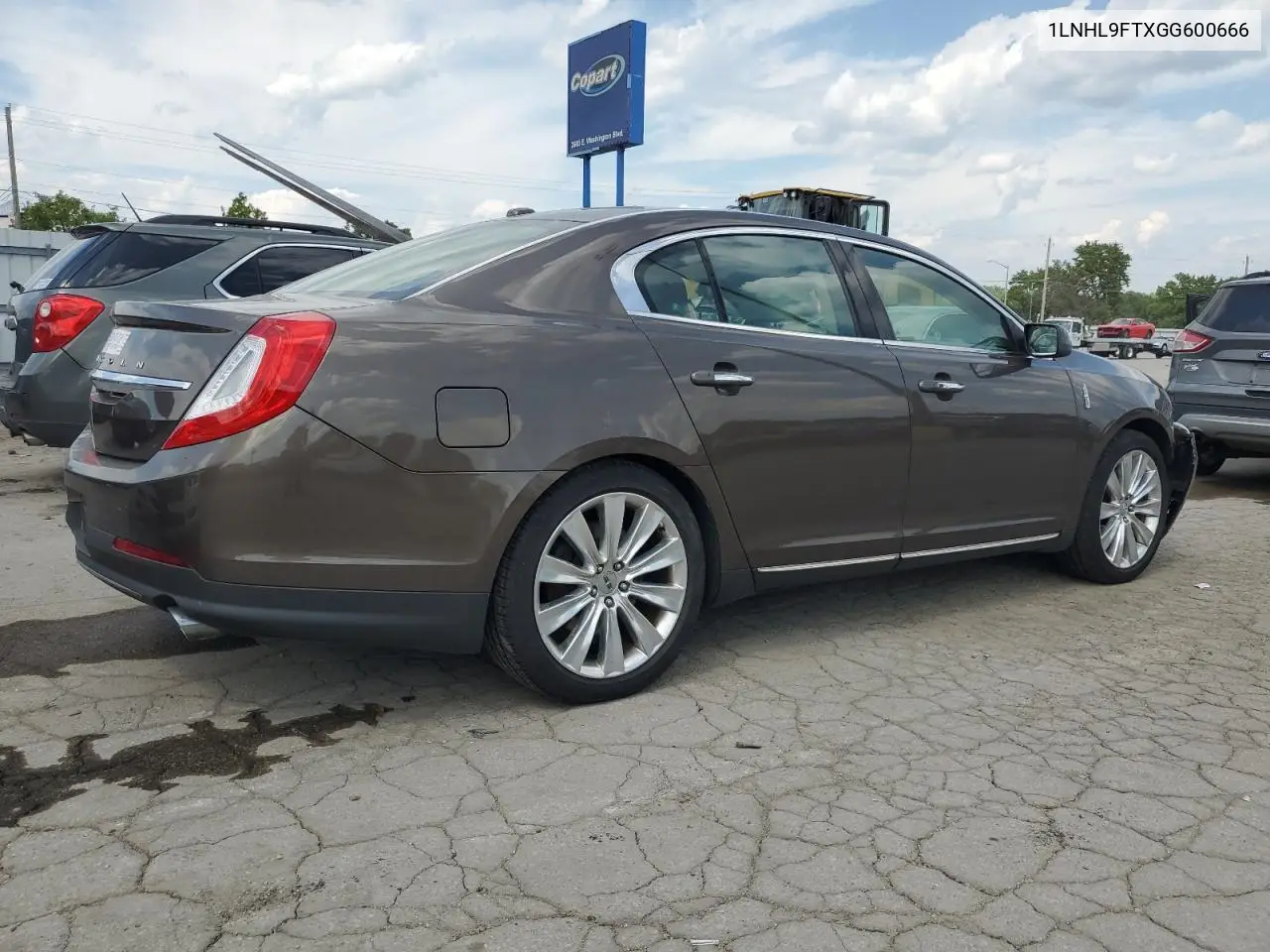 2016 Lincoln Mks VIN: 1LNHL9FTXGG600666 Lot: 63055045