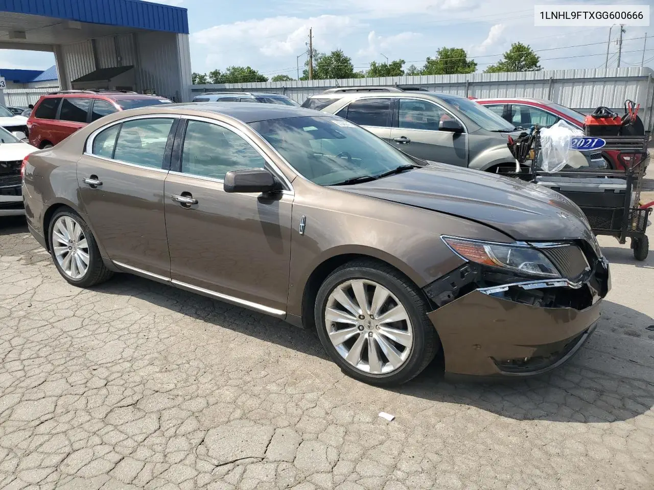 2016 Lincoln Mks VIN: 1LNHL9FTXGG600666 Lot: 63055045
