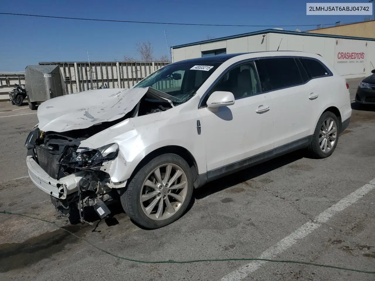 2010 Lincoln Mkt VIN: 2LMHJ5AT6ABJ04742 Lot: 48533215