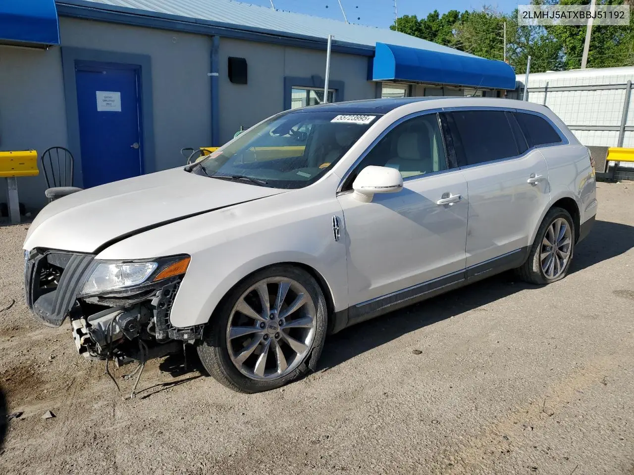 2011 Lincoln Mkt VIN: 2LMHJ5ATXBBJ51192 Lot: 55723995