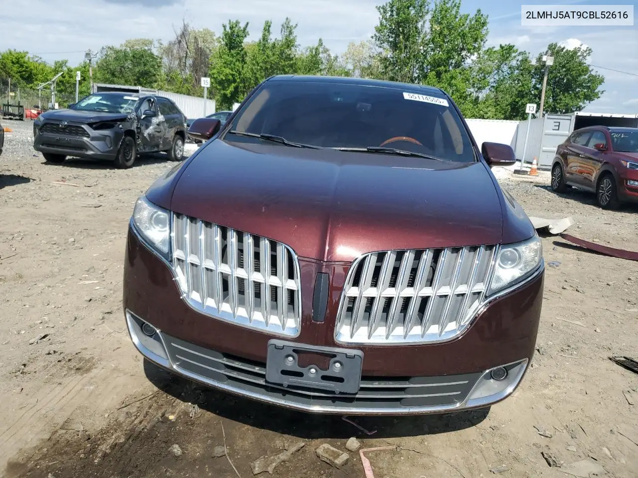 2012 Lincoln Mkt VIN: 2LMHJ5AT9CBL52616 Lot: 55114555