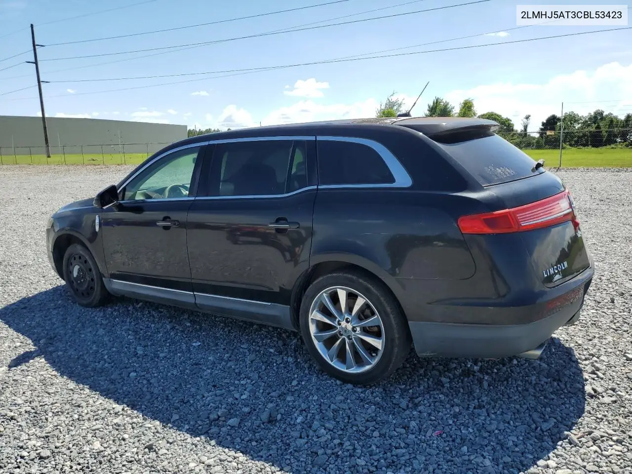 2012 Lincoln Mkt VIN: 2LMHJ5AT3CBL53423 Lot: 61366715