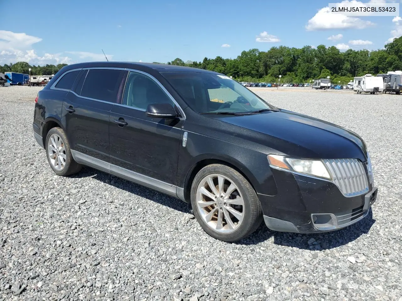 2012 Lincoln Mkt VIN: 2LMHJ5AT3CBL53423 Lot: 61366715