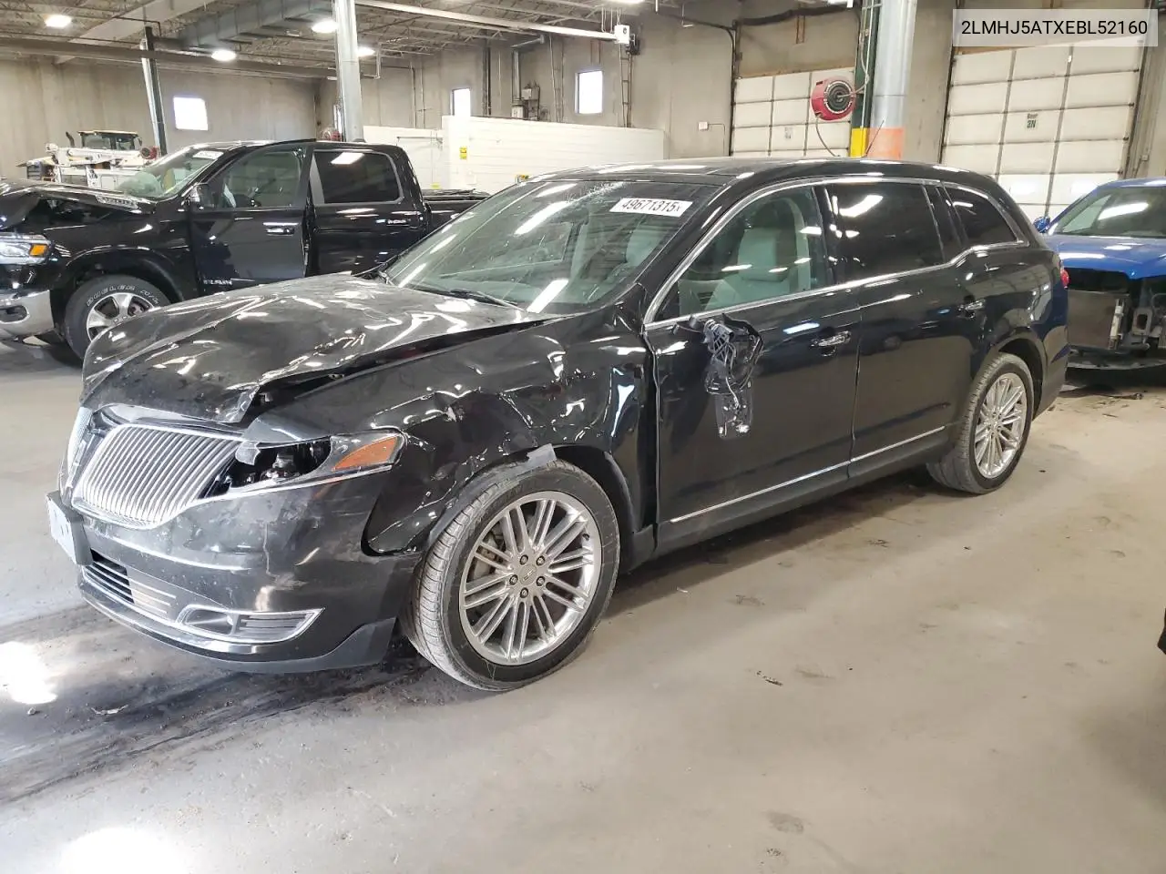2014 Lincoln Mkt VIN: 2LMHJ5ATXEBL52160 Lot: 49671315