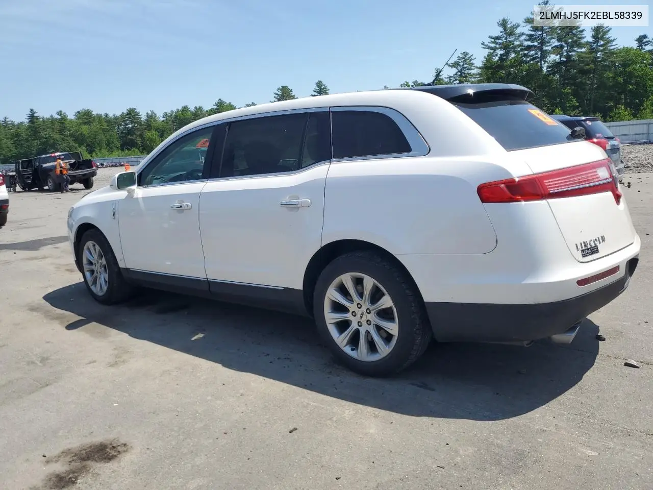2014 Lincoln Mkt VIN: 2LMHJ5FK2EBL58339 Lot: 61364135