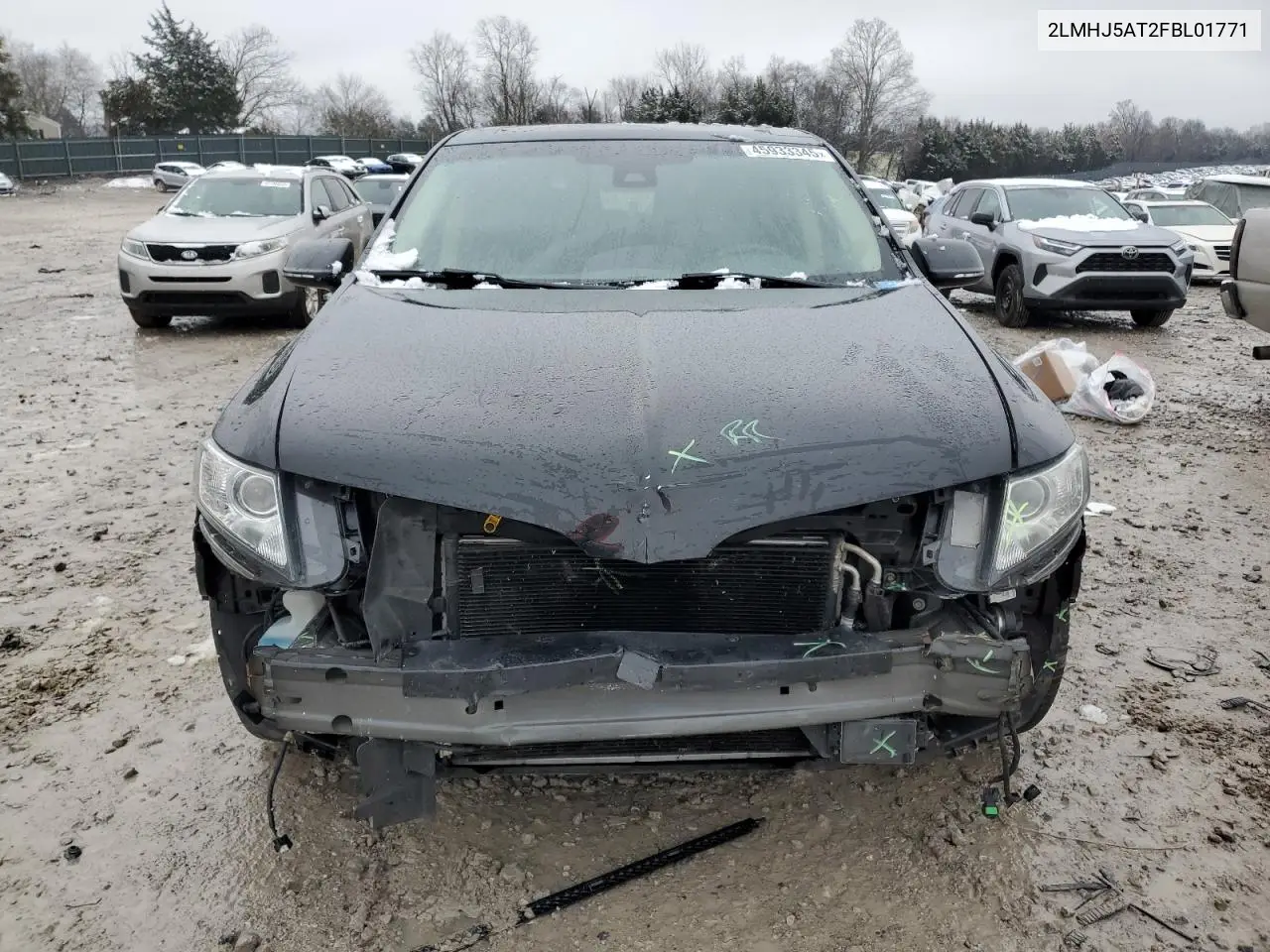 2015 Lincoln Mkt VIN: 2LMHJ5AT2FBL01771 Lot: 45933345